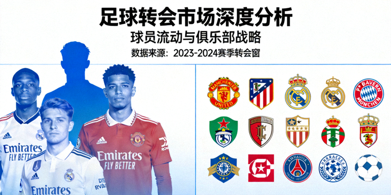足球转会市场深度分析文章配图：球员与俱乐部标志